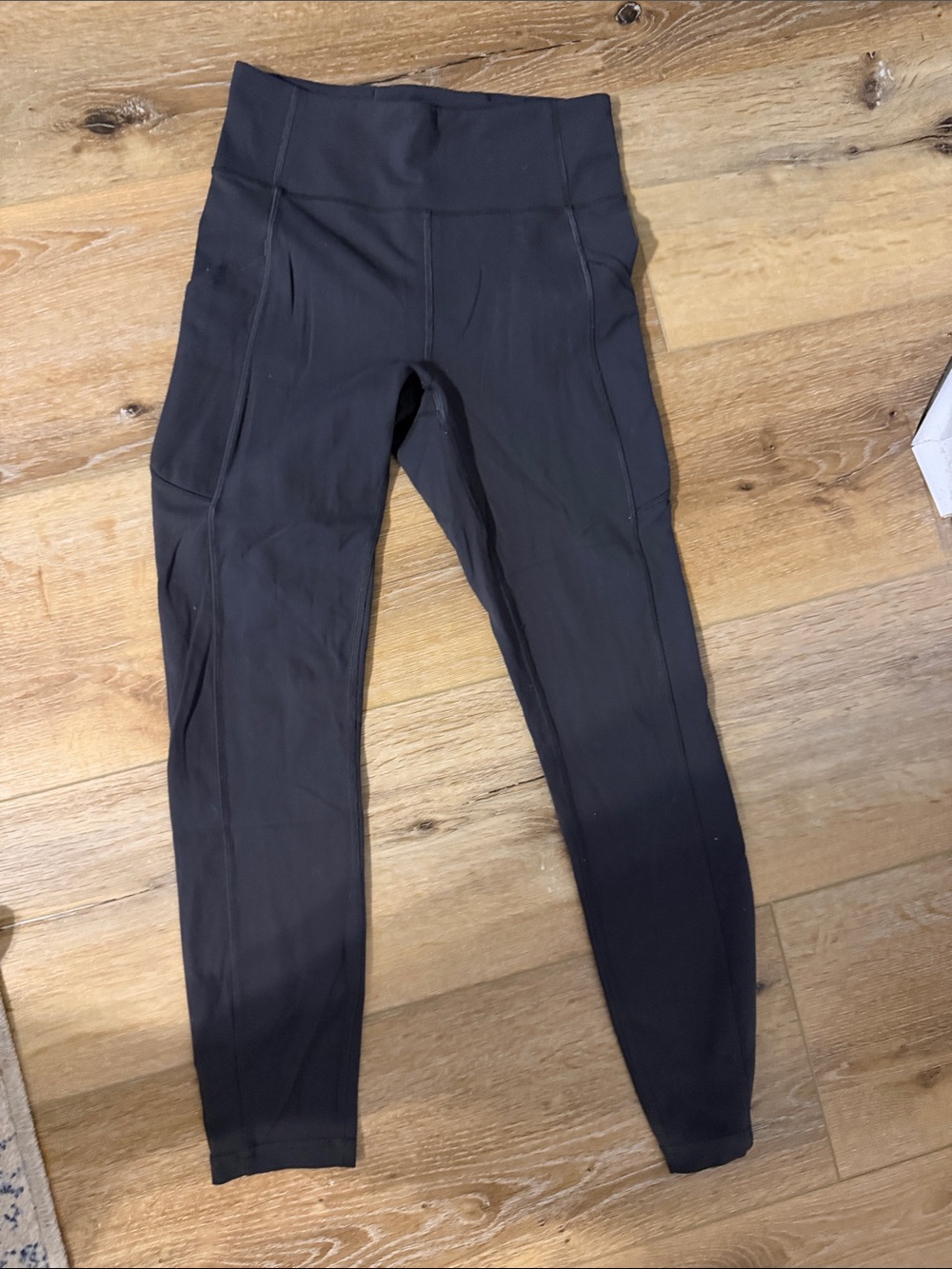 lululemon athletica Black High-Rise Performance Leggings Pockets
